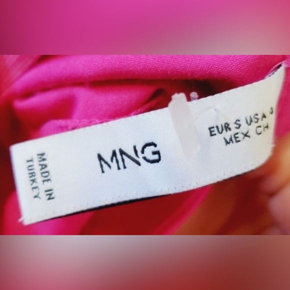 MANGO - Fushia Sleeveless Dress - Picture 6 of 6